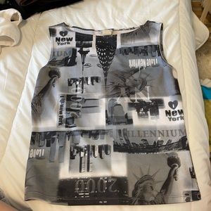 Vintage New York print tank top!